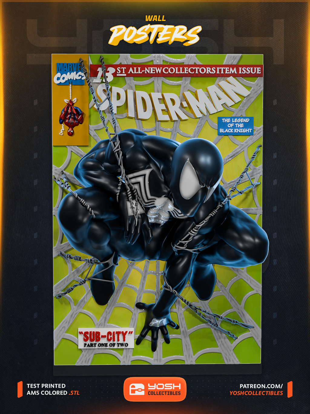 Venomized Spiderman Poster