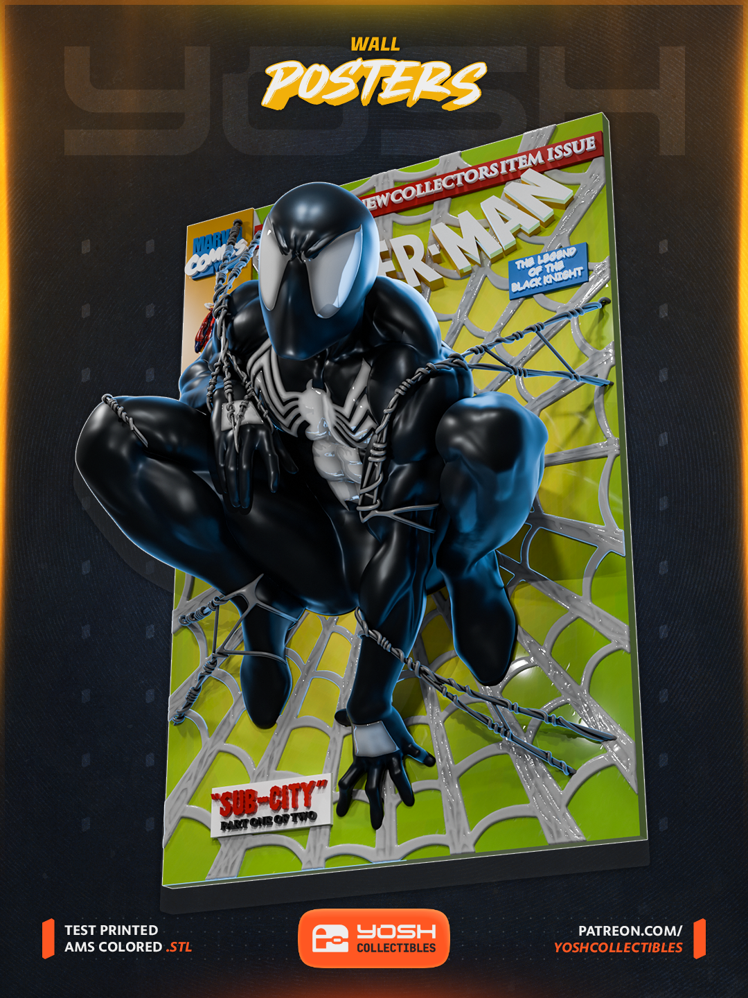 Venomized Spiderman Poster