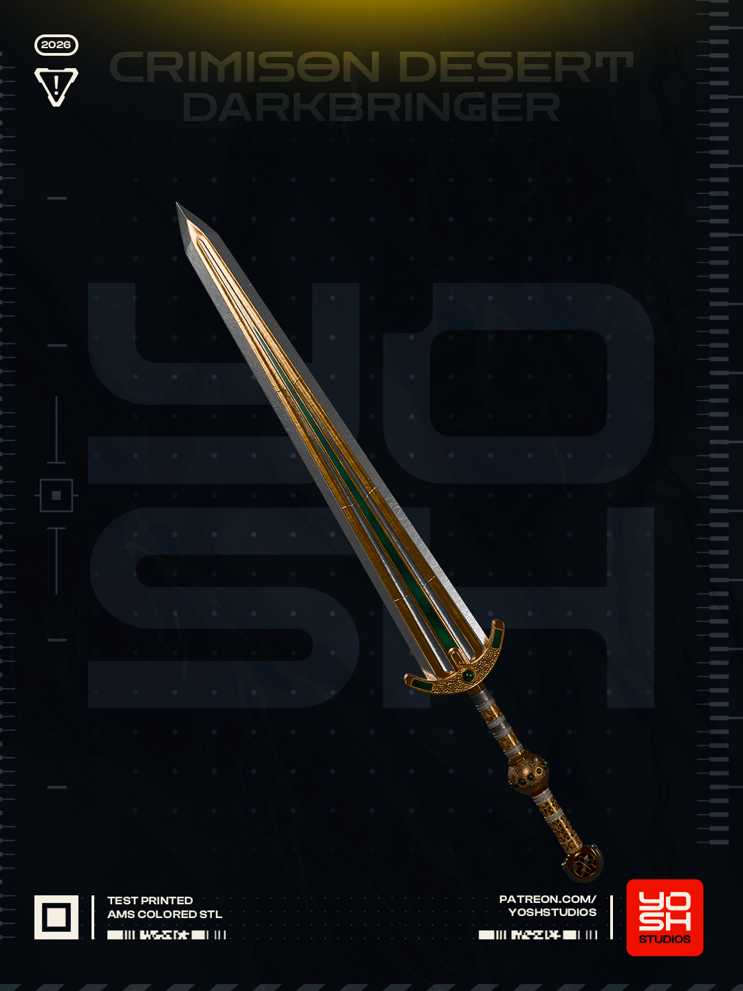 Crimson Desert Darkbringer Sword Prop