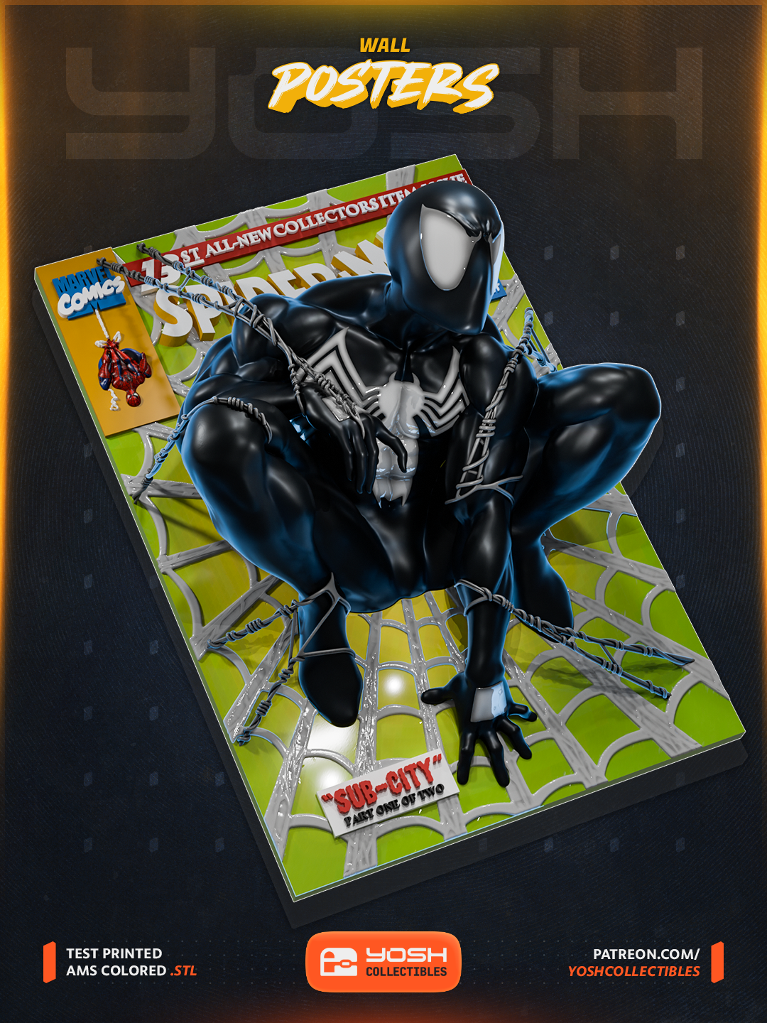 Venomized Spiderman Poster