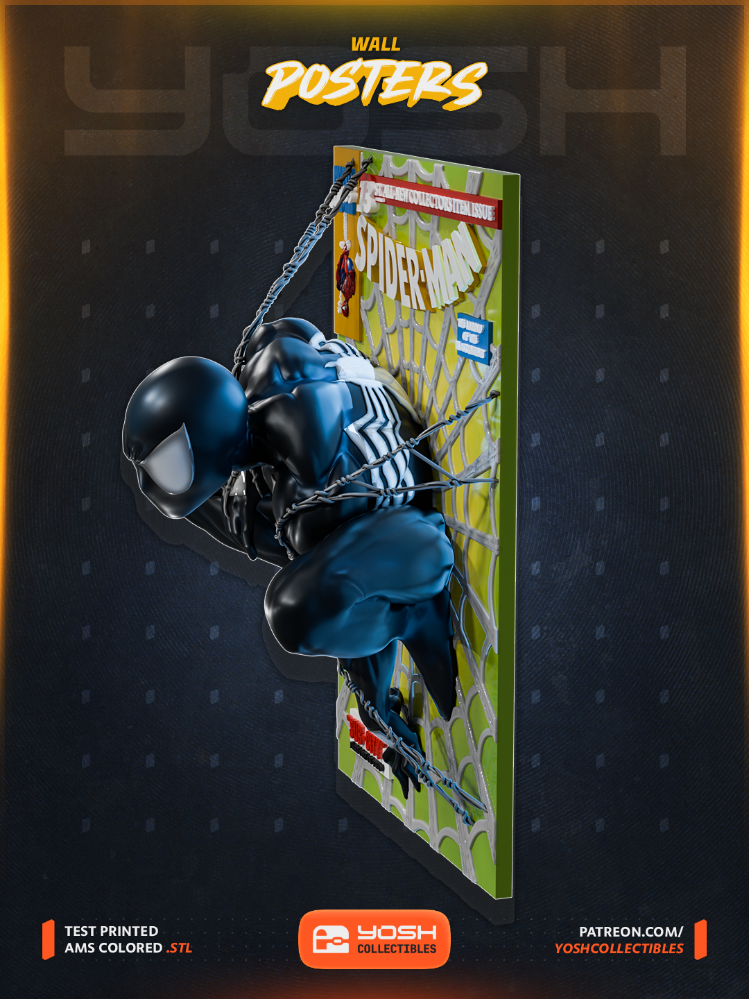 Venomized Spiderman Poster