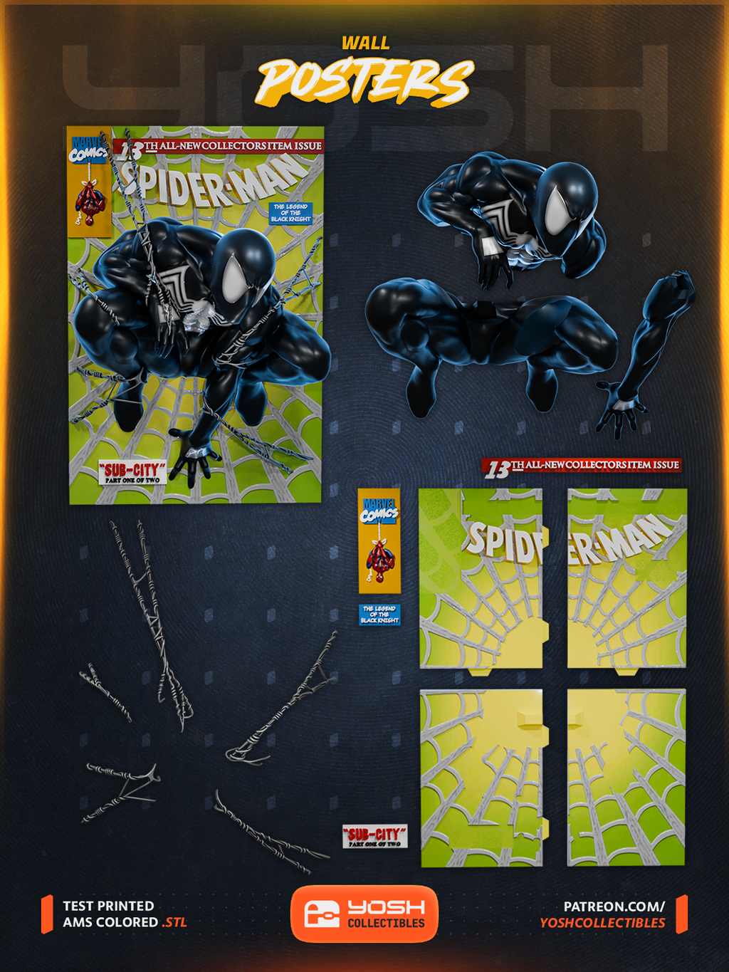 Venomized Spiderman Poster
