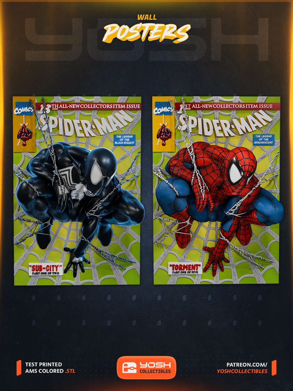 Venomized Spiderman Poster