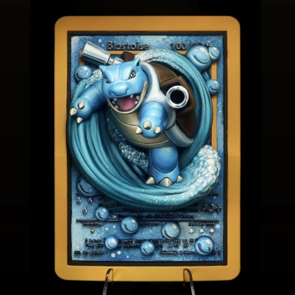 Blastoise 3D Card