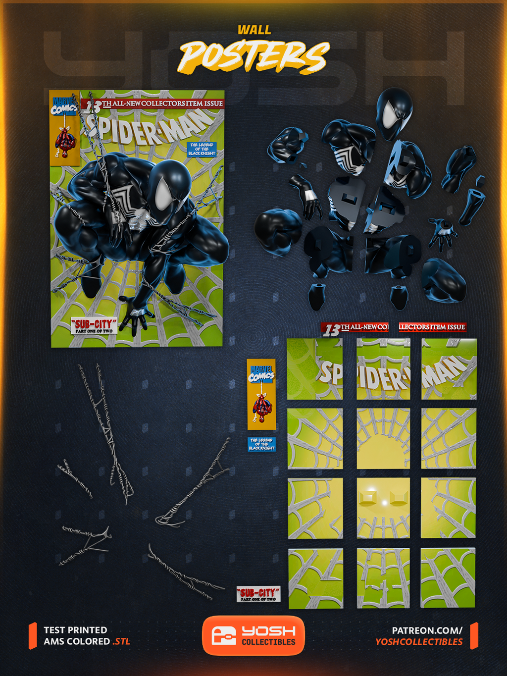 Venomized Spiderman Poster