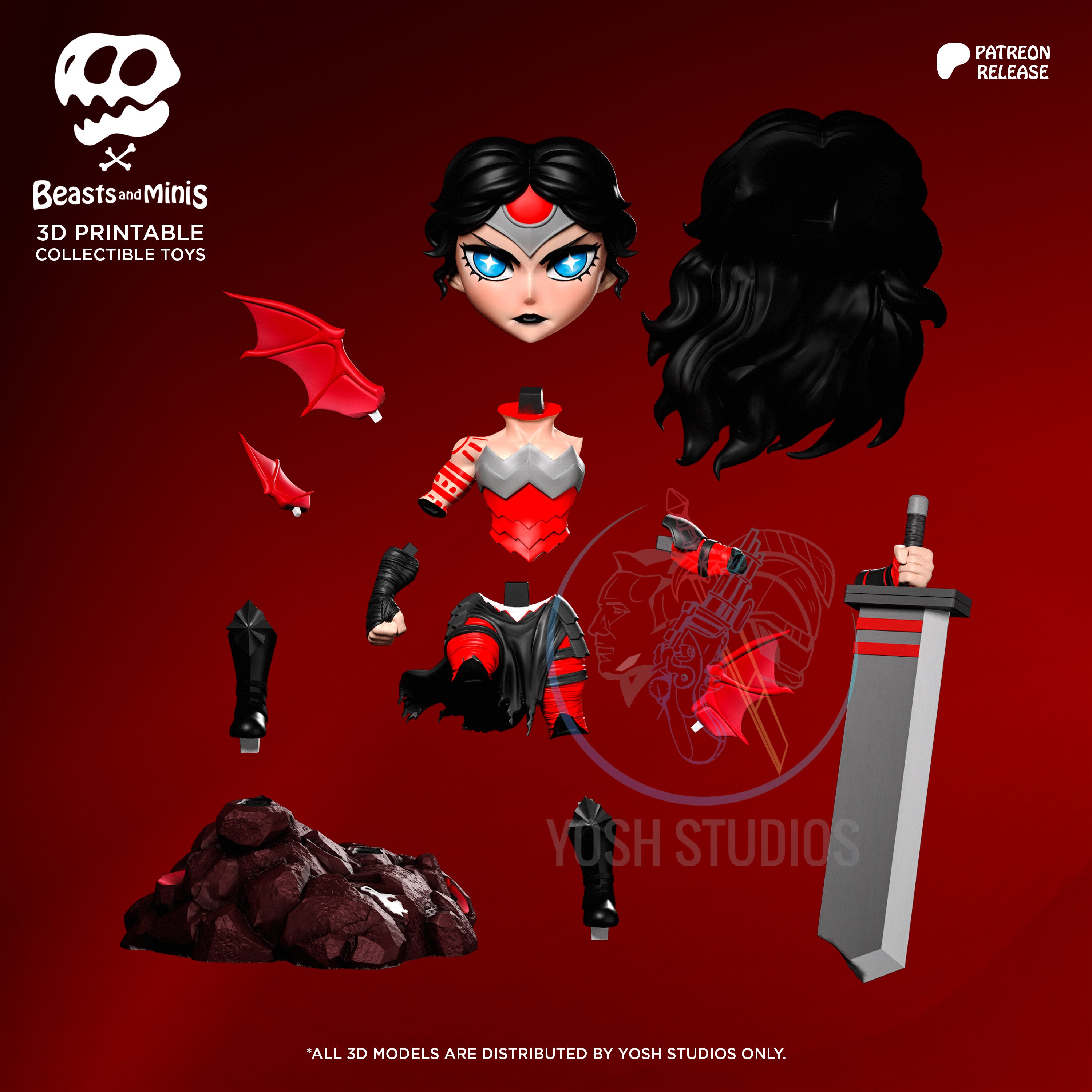 Crimson Valkyrie Mini