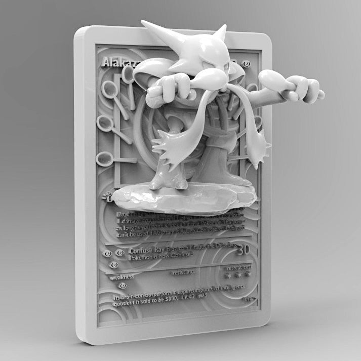 Alakazam 3D Card