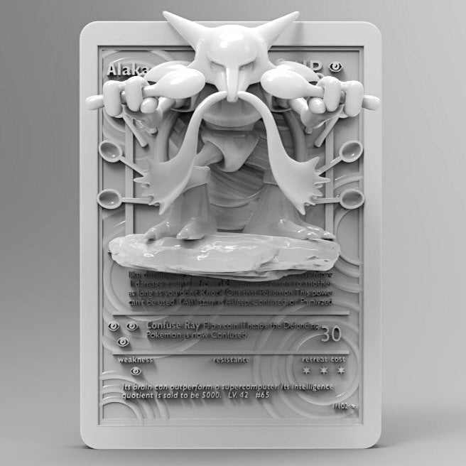 Alakazam 3D Card