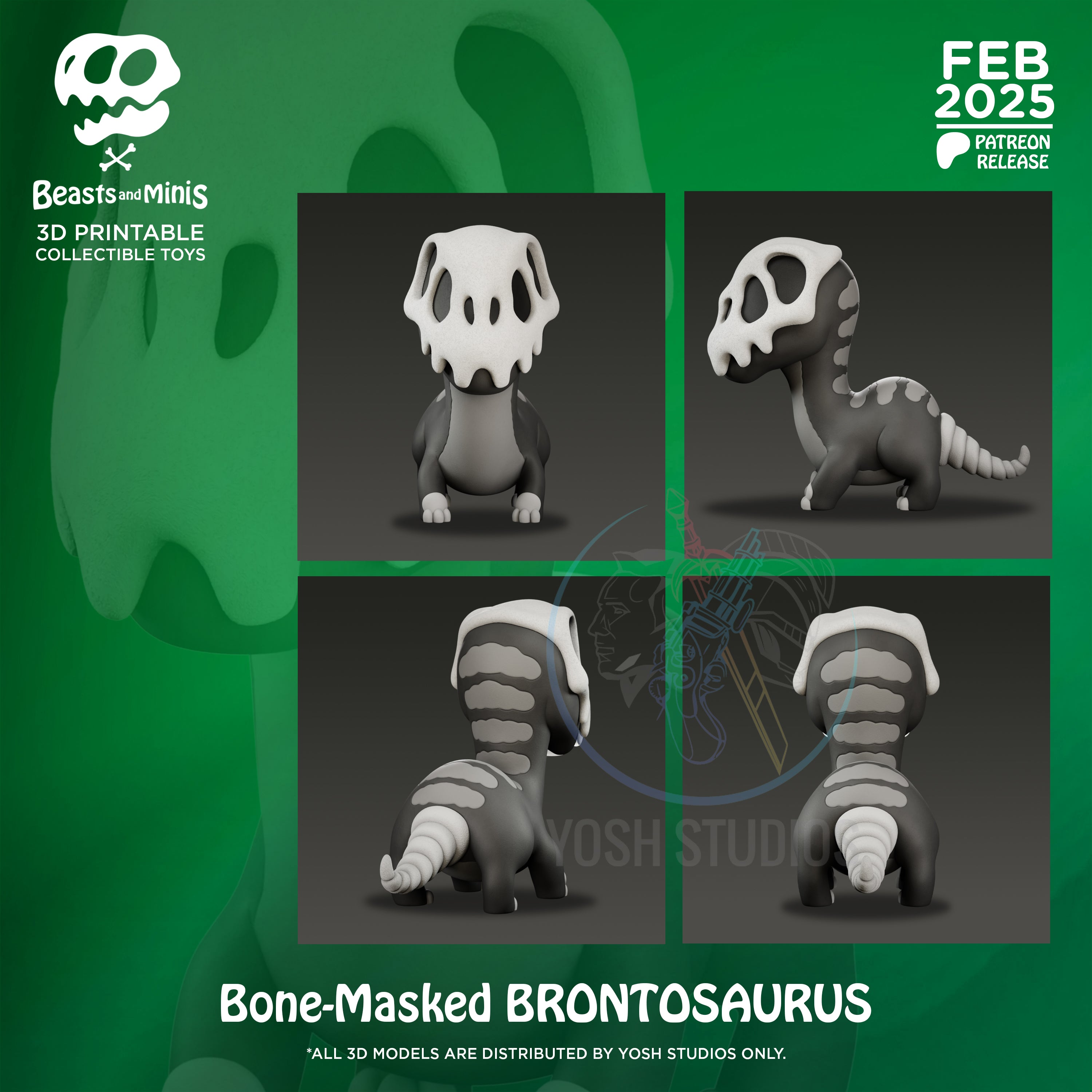 Boney Brontosaurus Mini