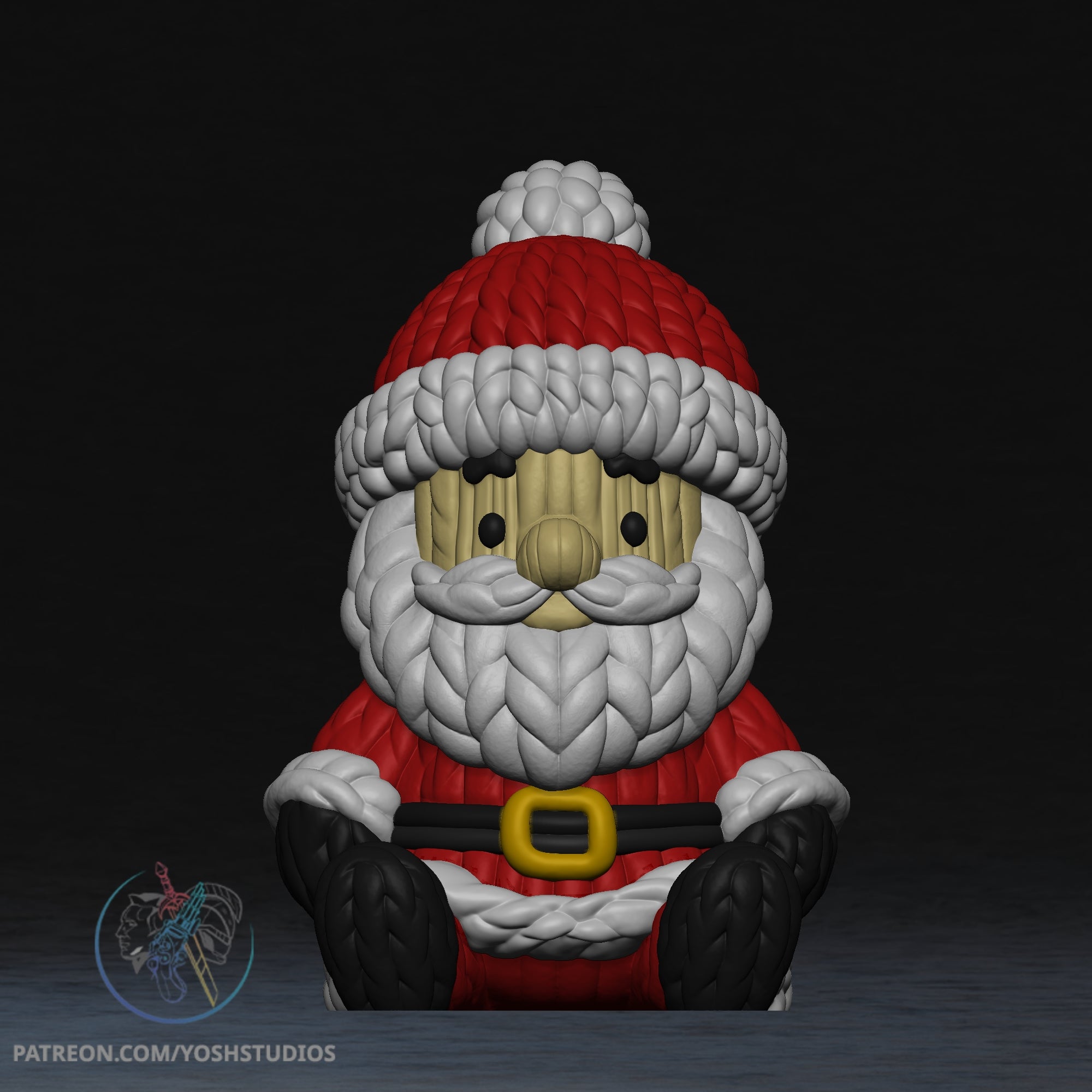 Knitted Santa Mini