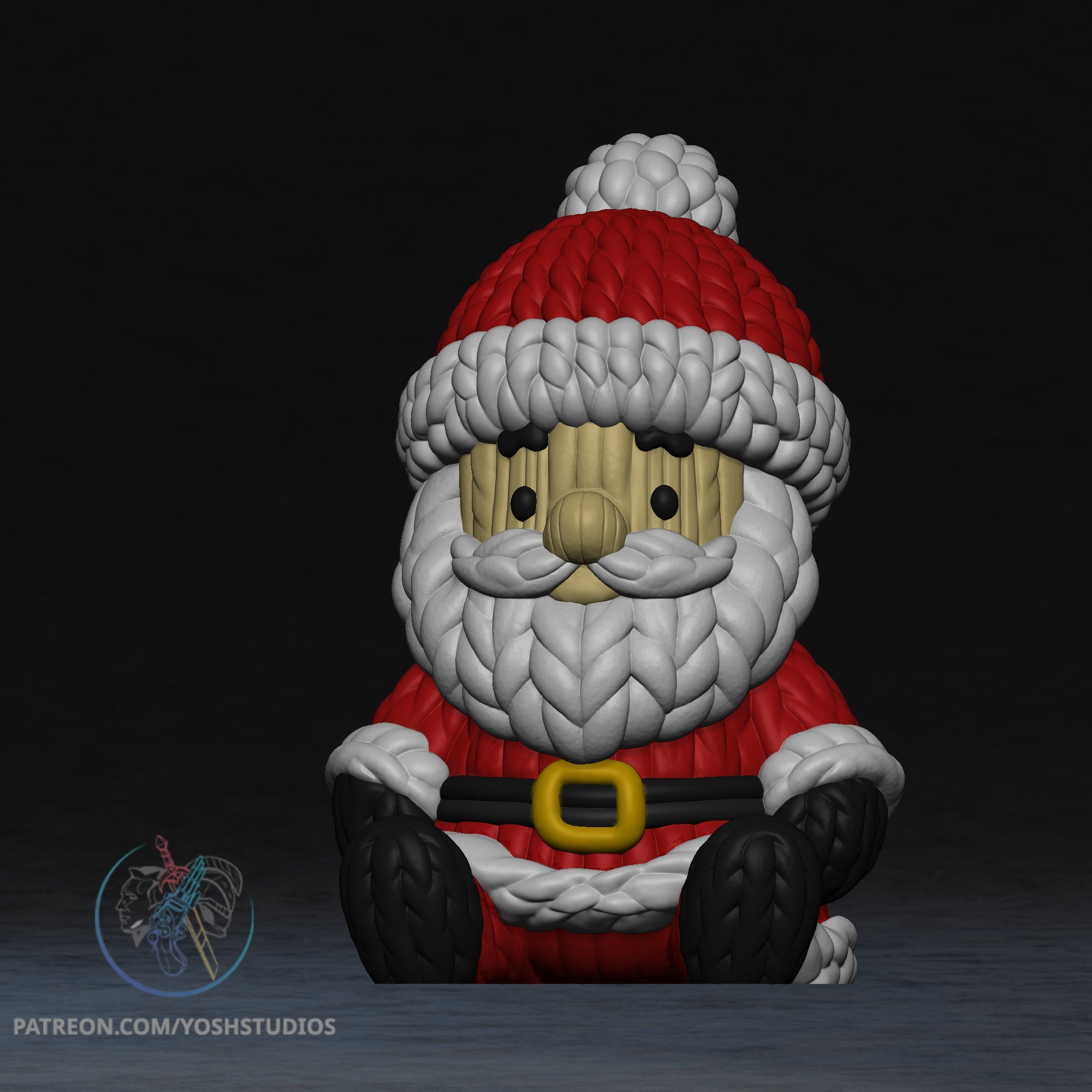 Knitted Santa Mini