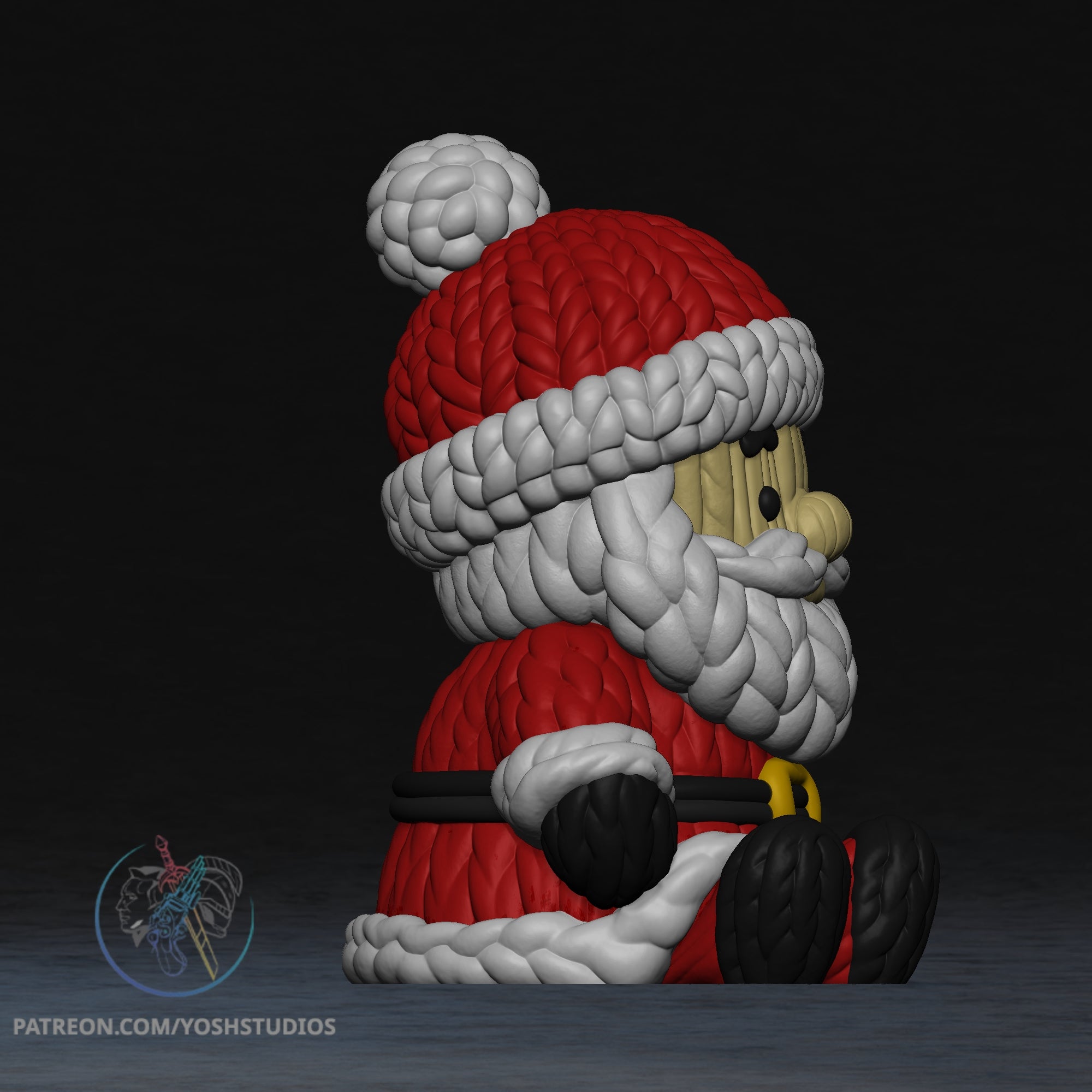 Knitted Santa Mini