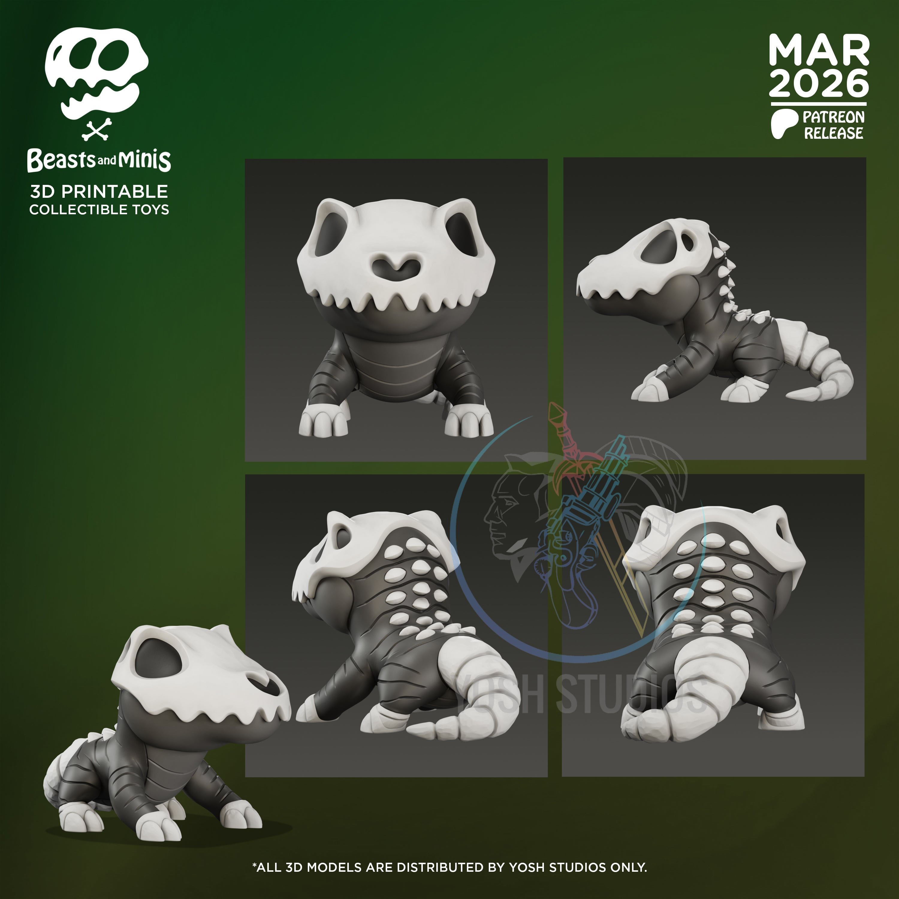 Boney Crocodile Mini