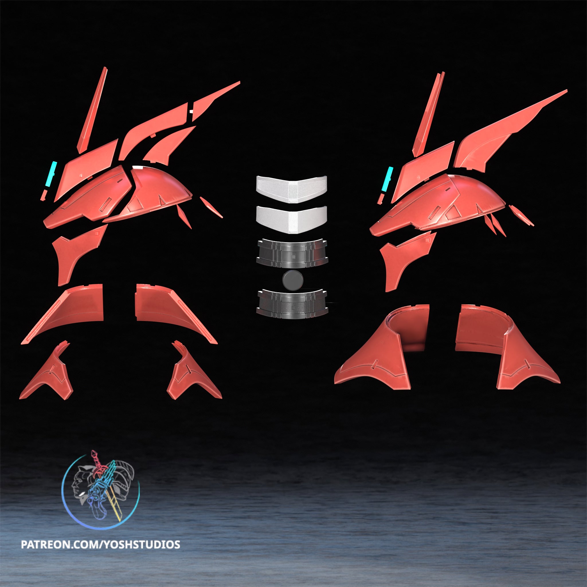 Gundam MSN-04 Sazabi Helmet