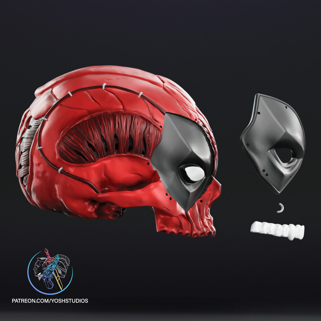 Grin Reaper Skull Helmet