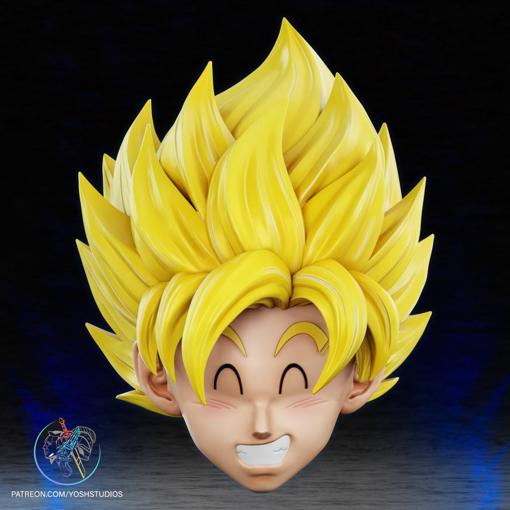 Goku SSJ Helmet