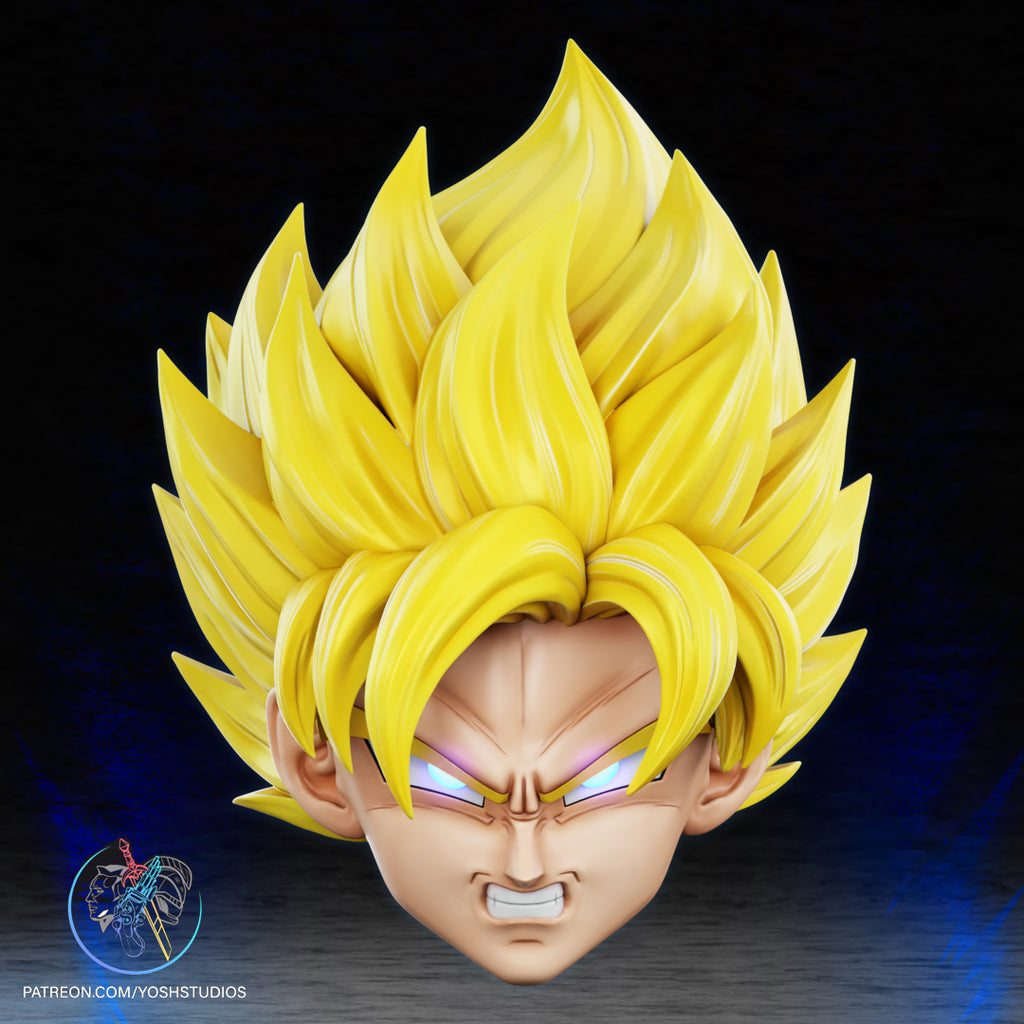 Goku SSJ Helmet