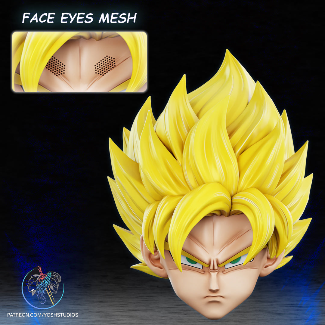 Goku SSJ Helmet