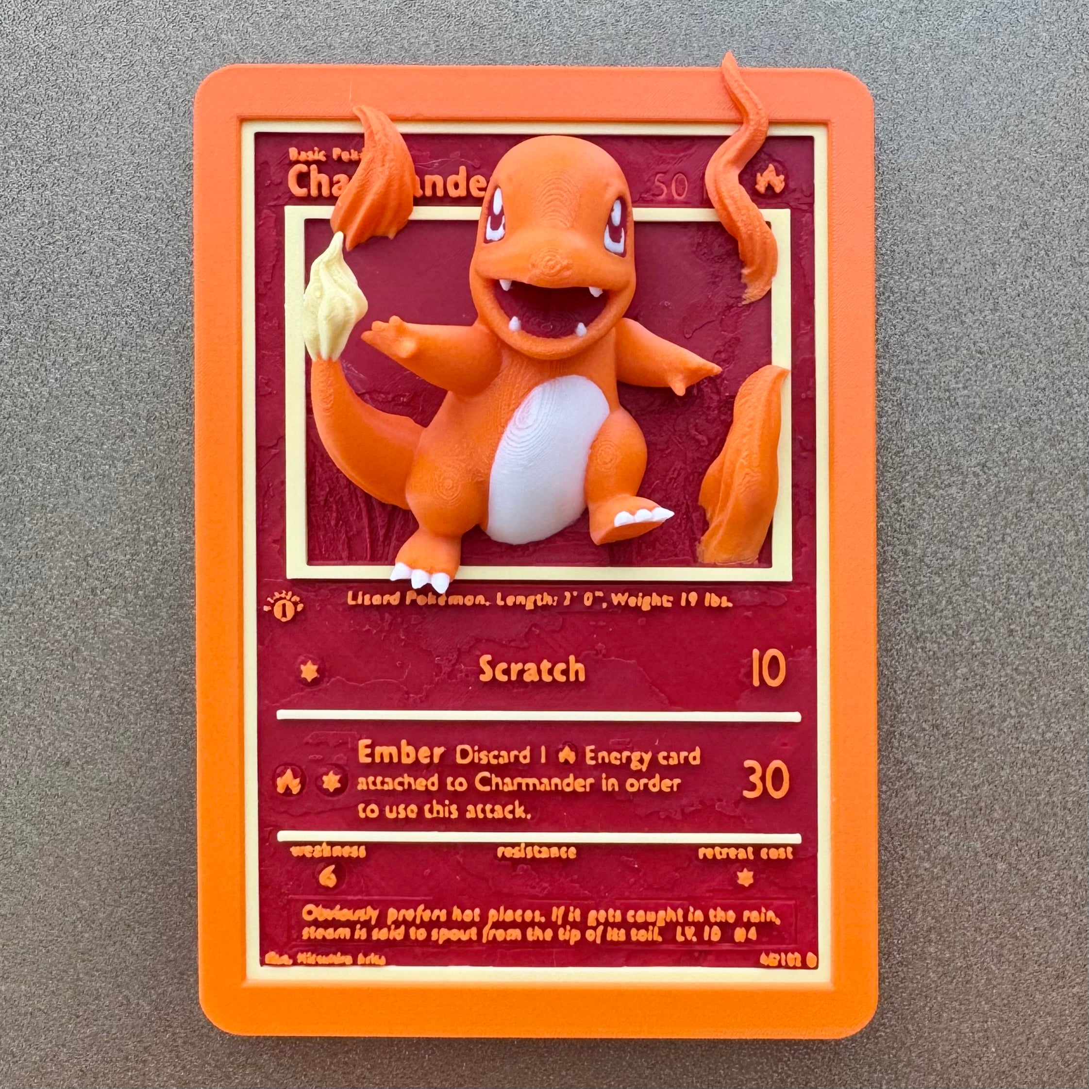 Charmander 3D Card