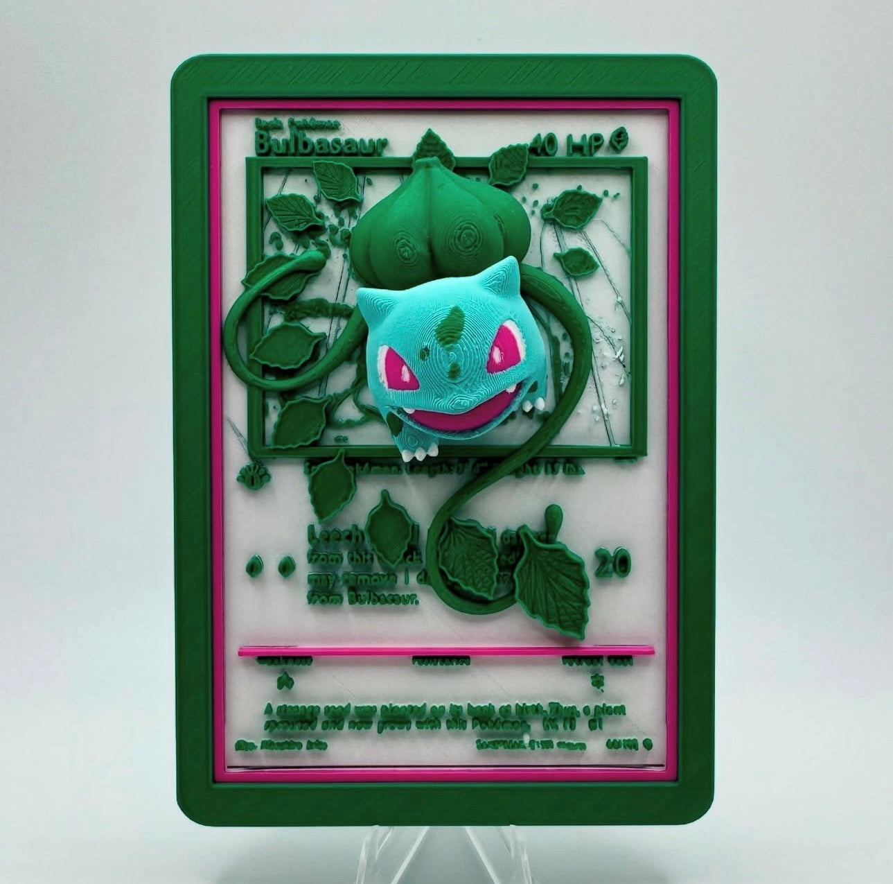 Bulbasaur 3D Card