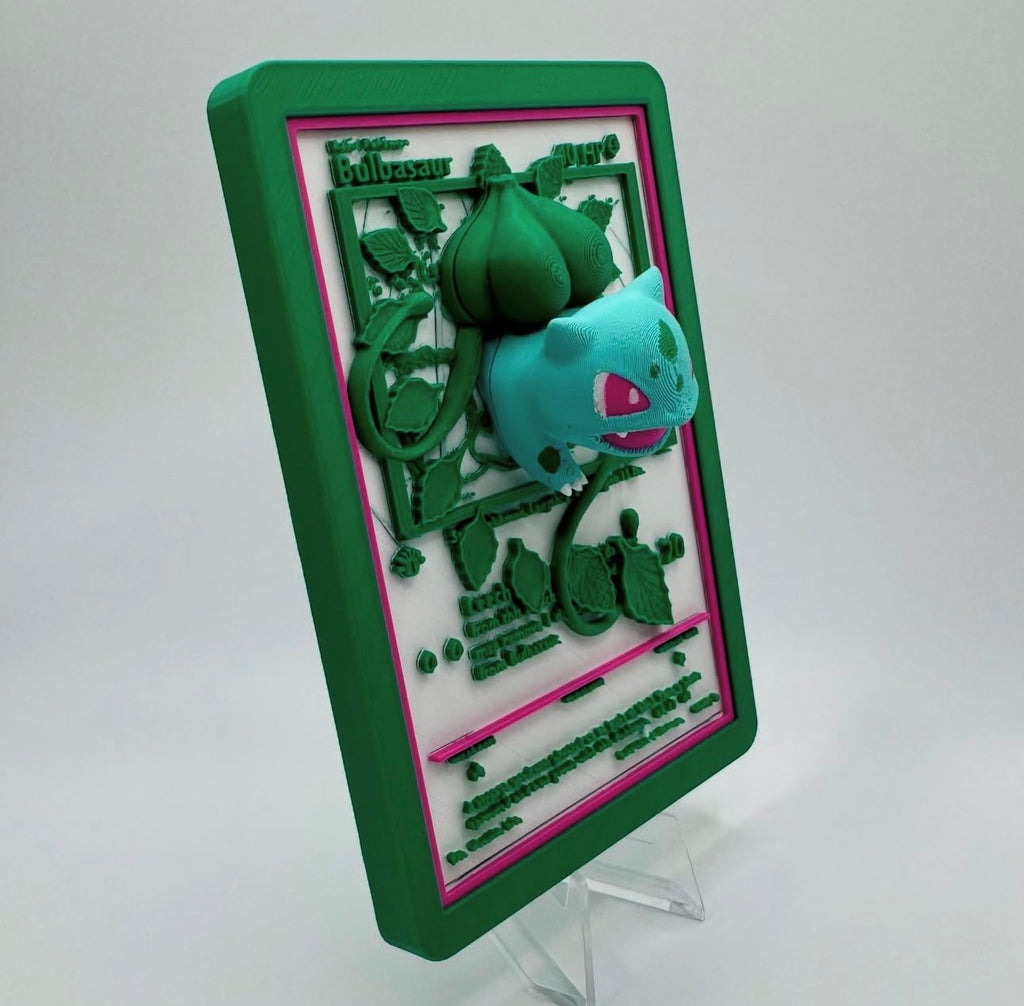 Bulbasaur 3D Card