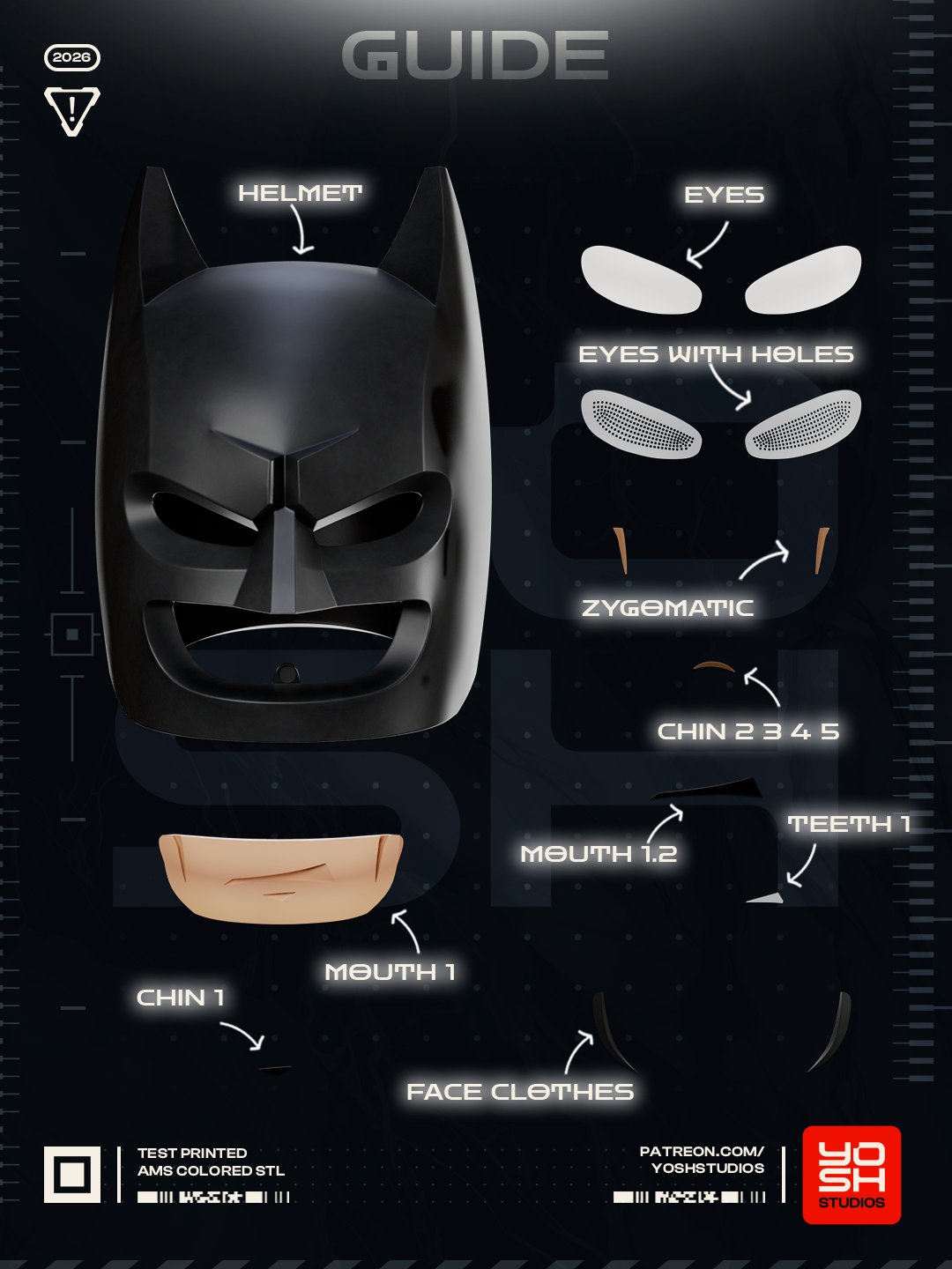 Night Sentinel Brick Helmet