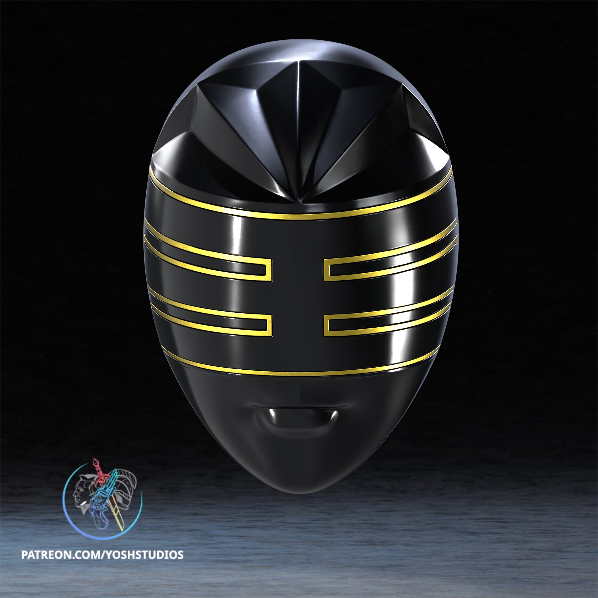Power Rangers Gold Zeo Helmet