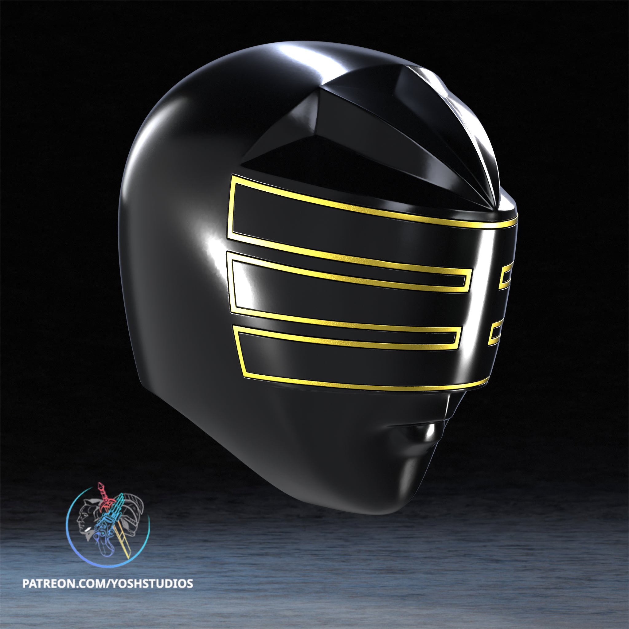 Power Rangers Gold Zeo Helmet