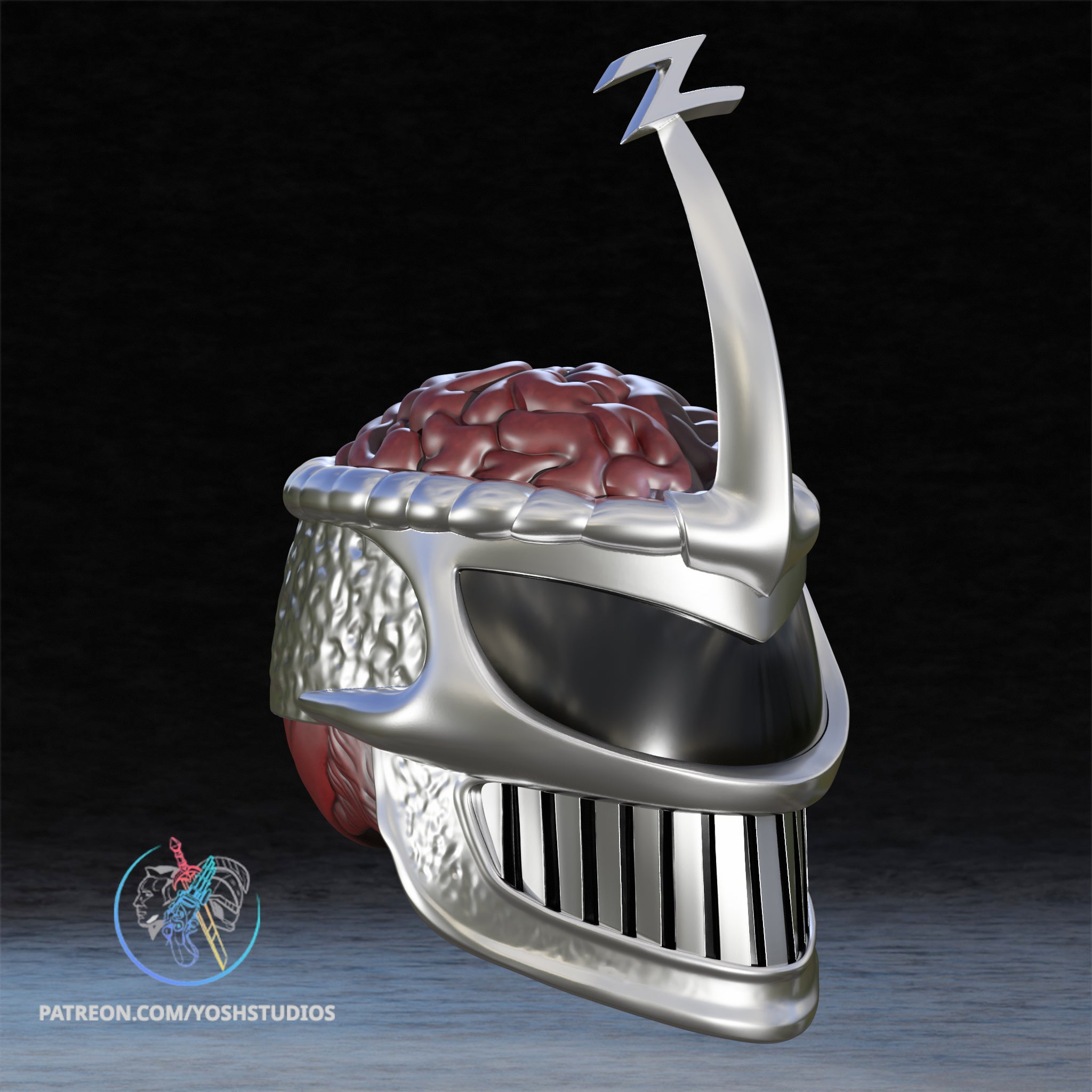 Crimson Zyron Helmet