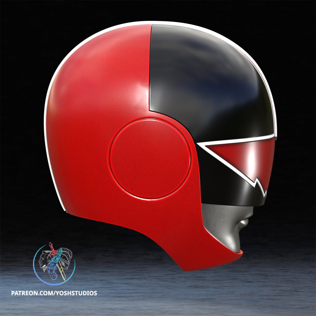 Crimson Chrono Helmet