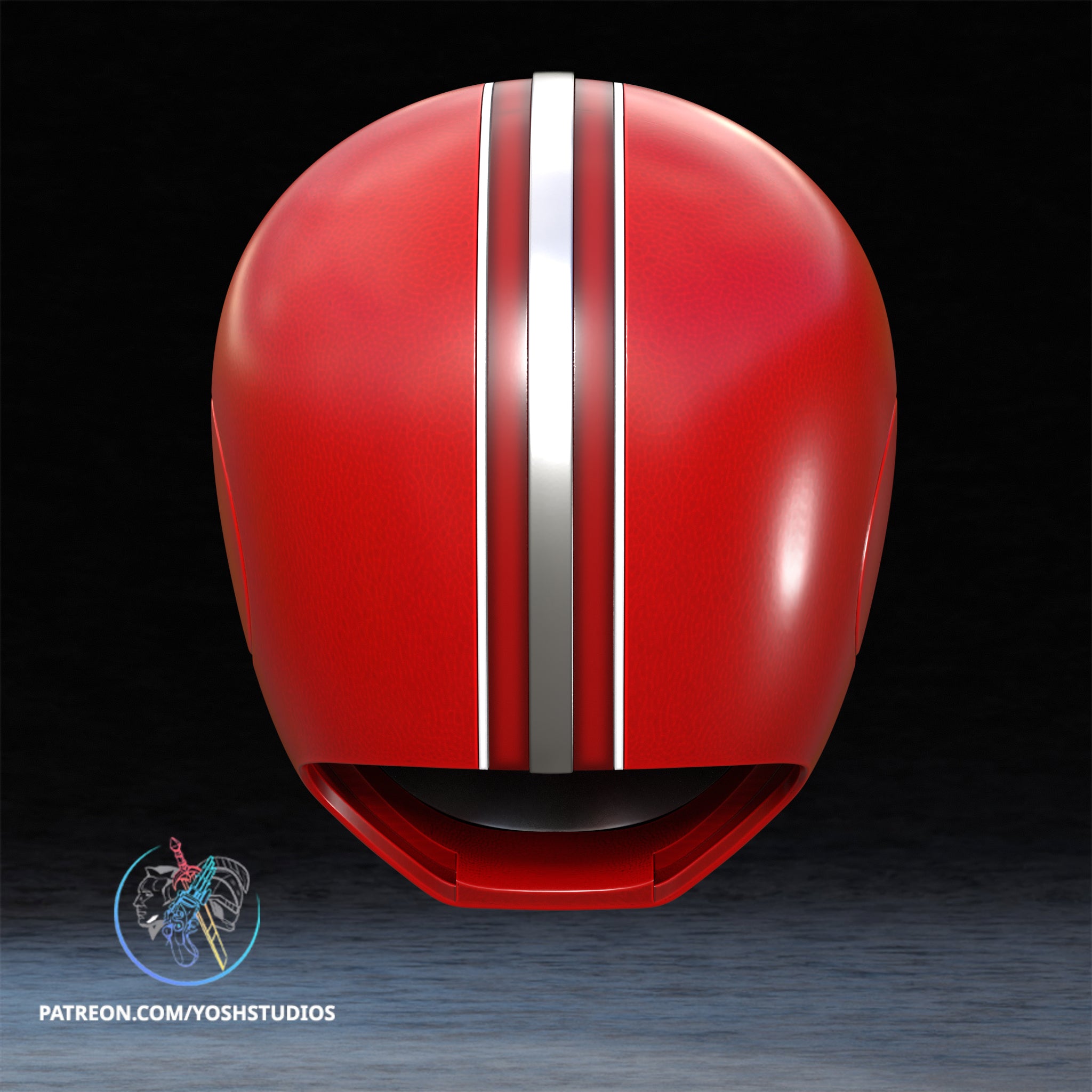 Crimson Chrono Helmet