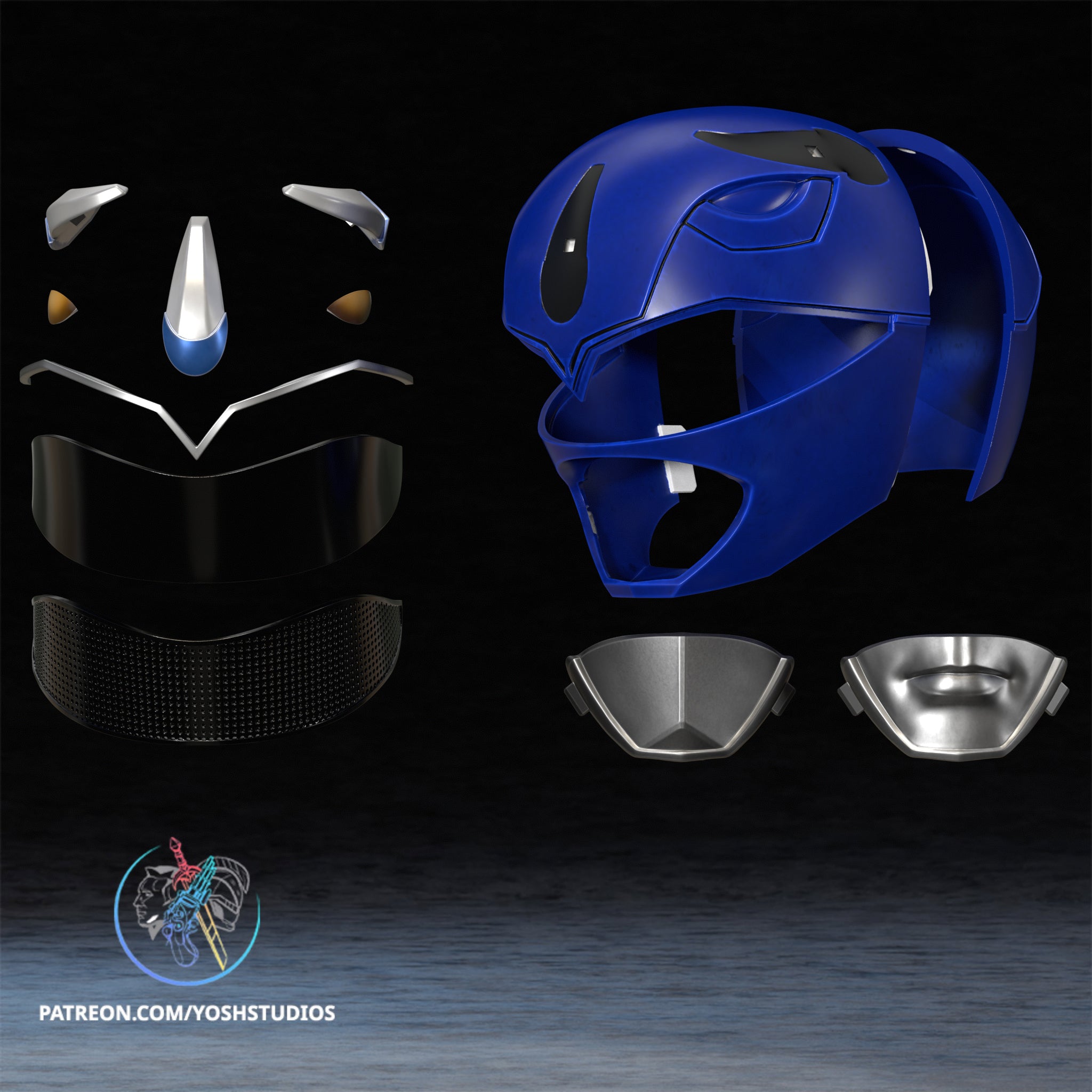 Blue Sentinel Helmet
