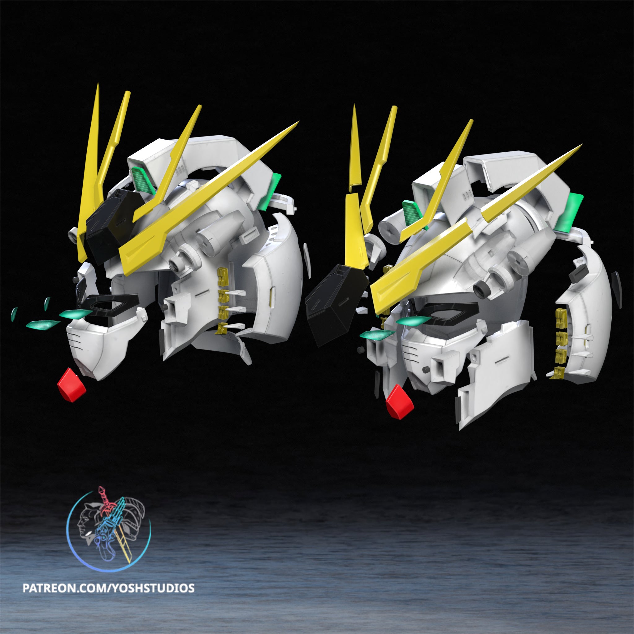 Gundam RX-93 NU Helmet