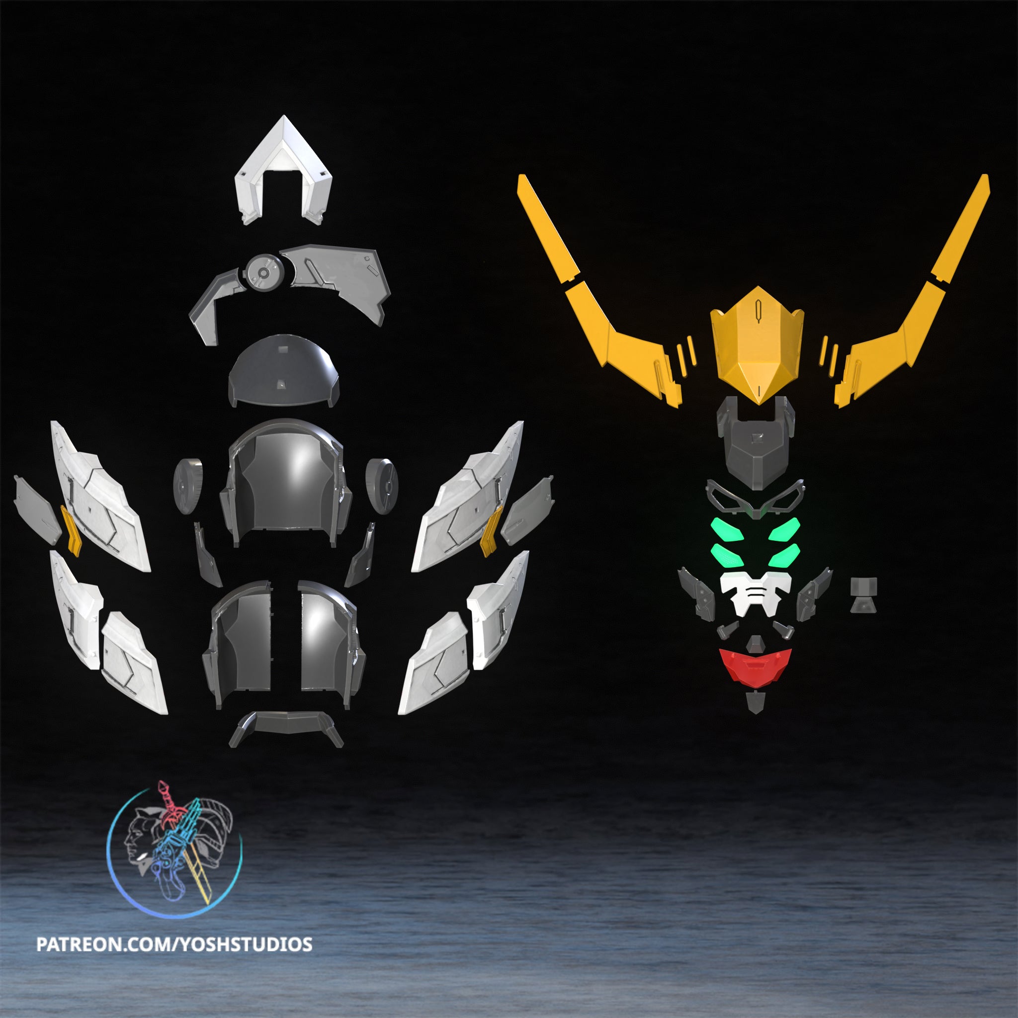 Gundam Barbatos Helmet