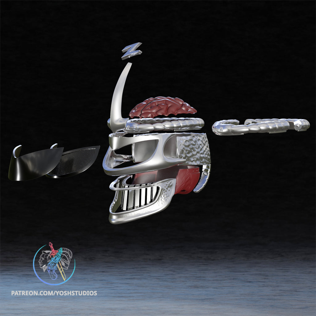 Crimson Zyron Helmet