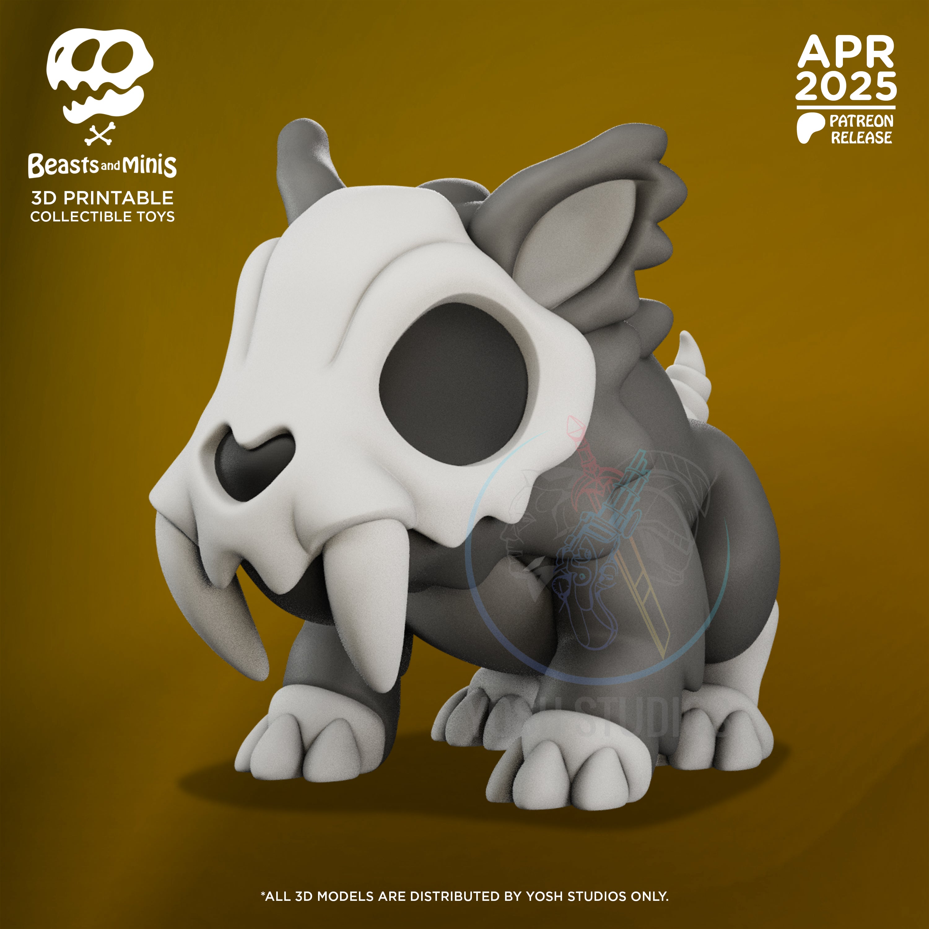 Boney Sabertooth Tiger Mini