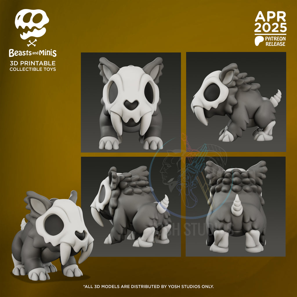 Boney Sabertooth Tiger Mini