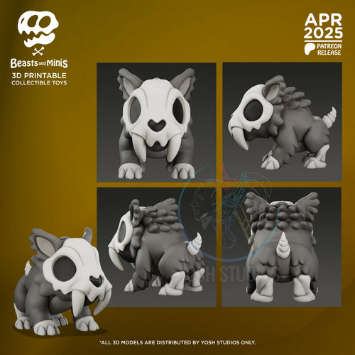 Boney Sabertooth Tiger Mini