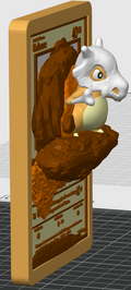 Cubone 3D Card