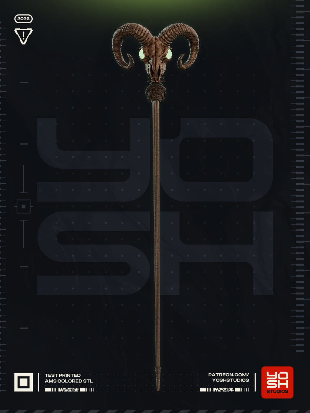 Sinister Staff Prop