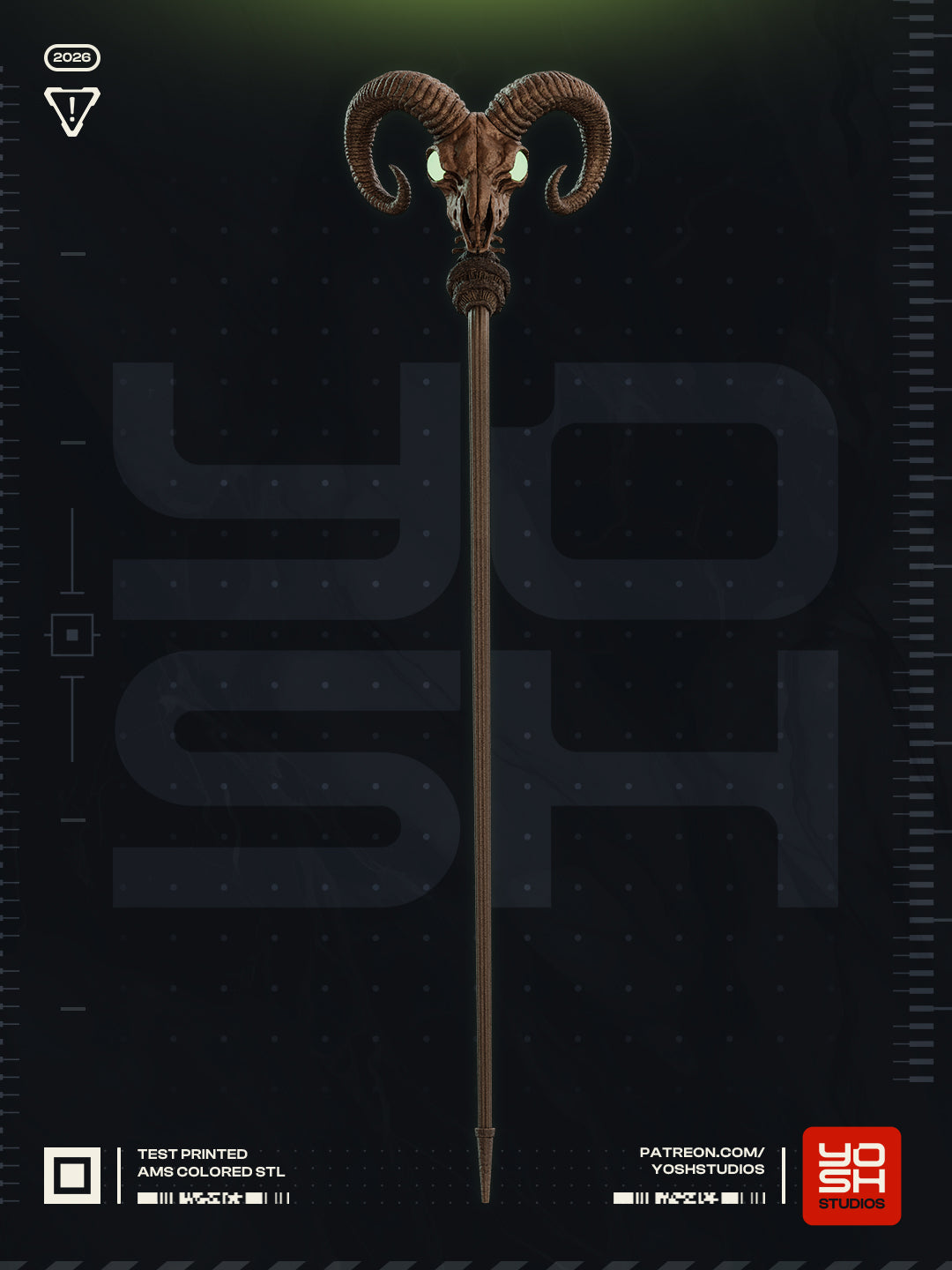 Sinister Staff Prop