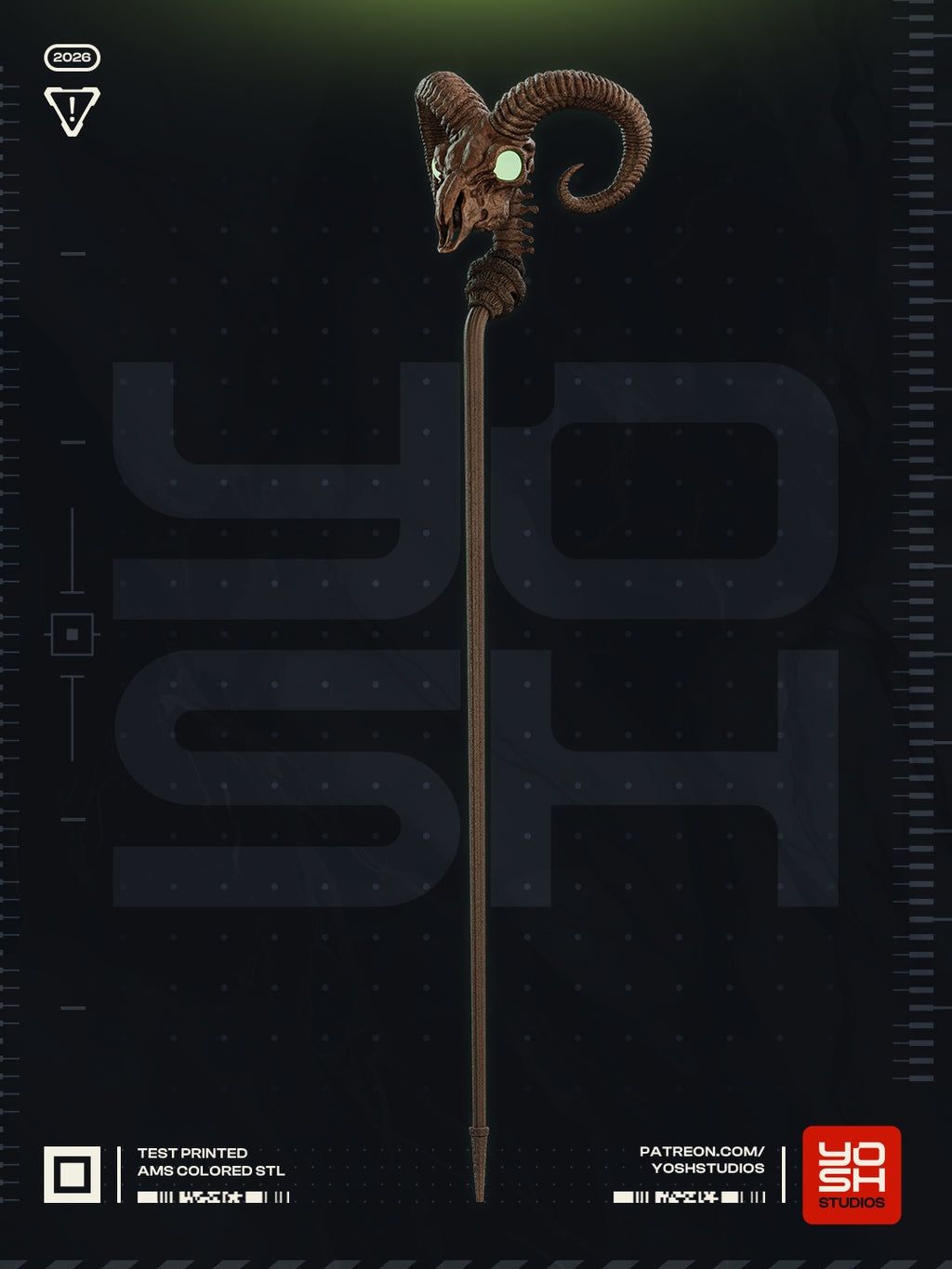 Sinister Staff Prop