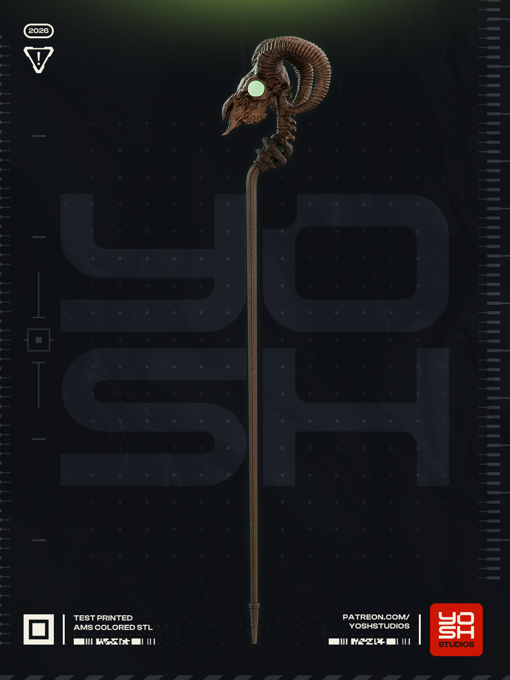 Sinister Staff Prop