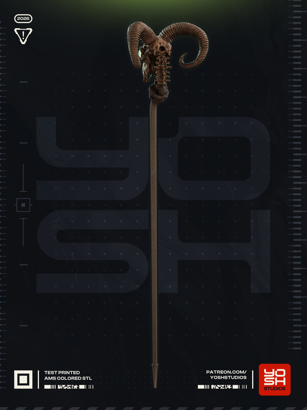 Sinister Staff Prop