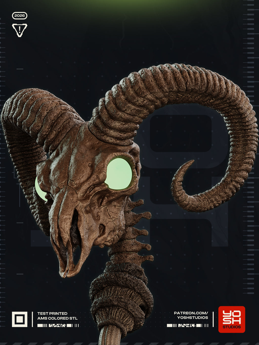 Sinister Staff Prop