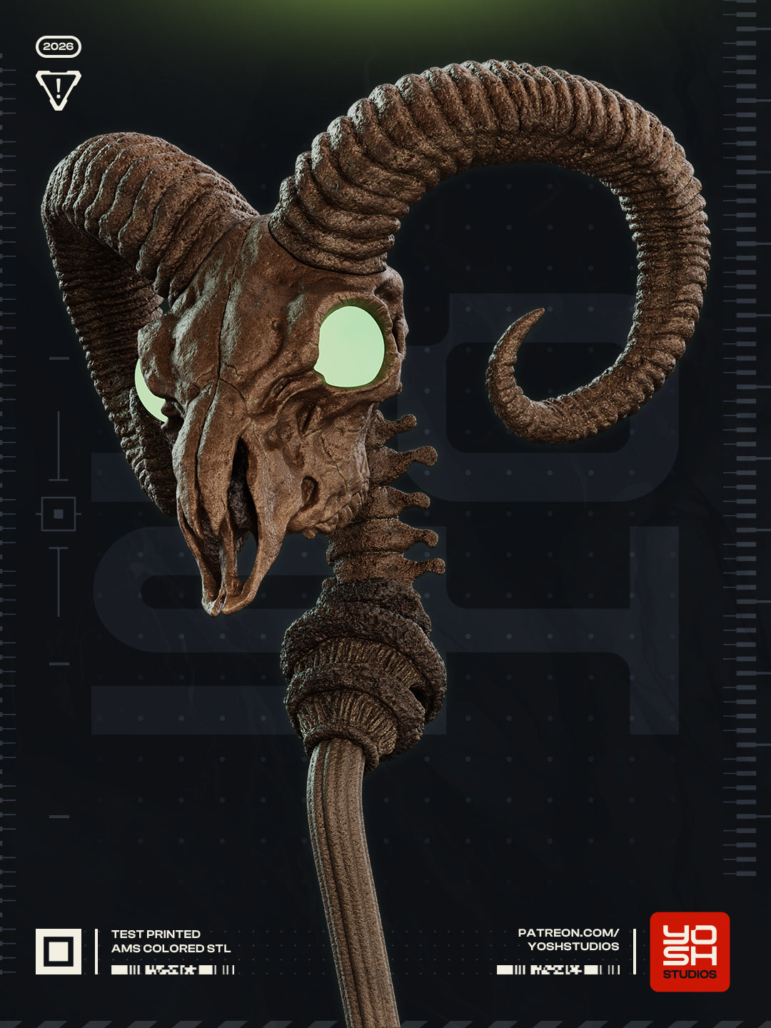 Sinister Staff Prop