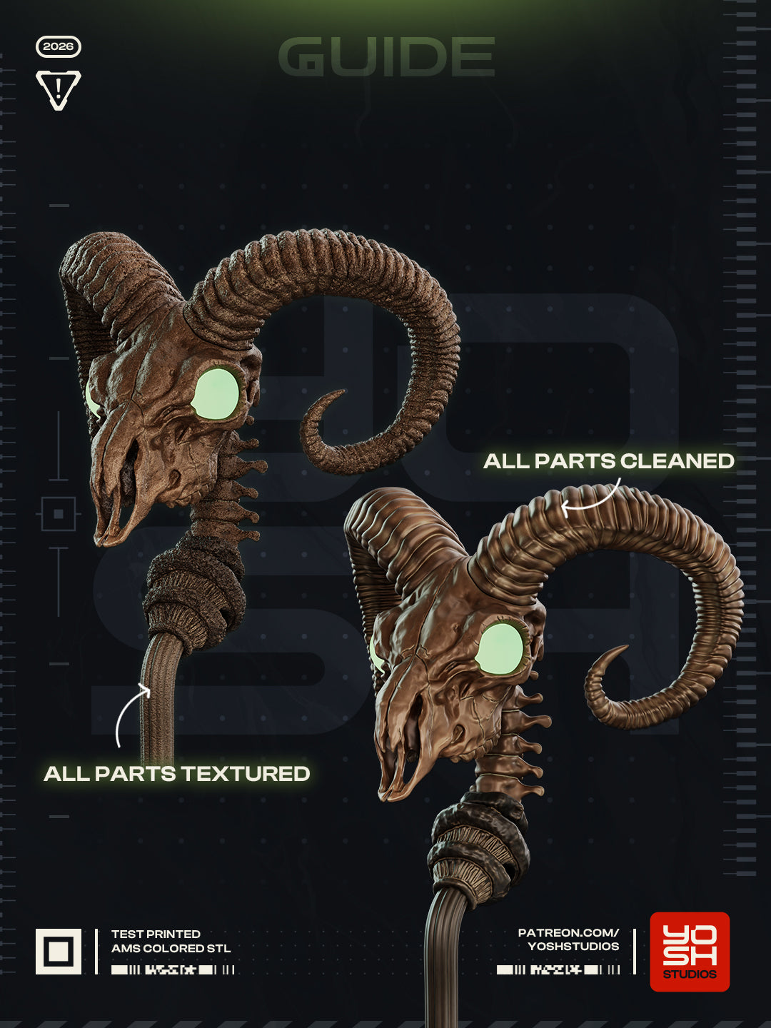 Sinister Staff Prop