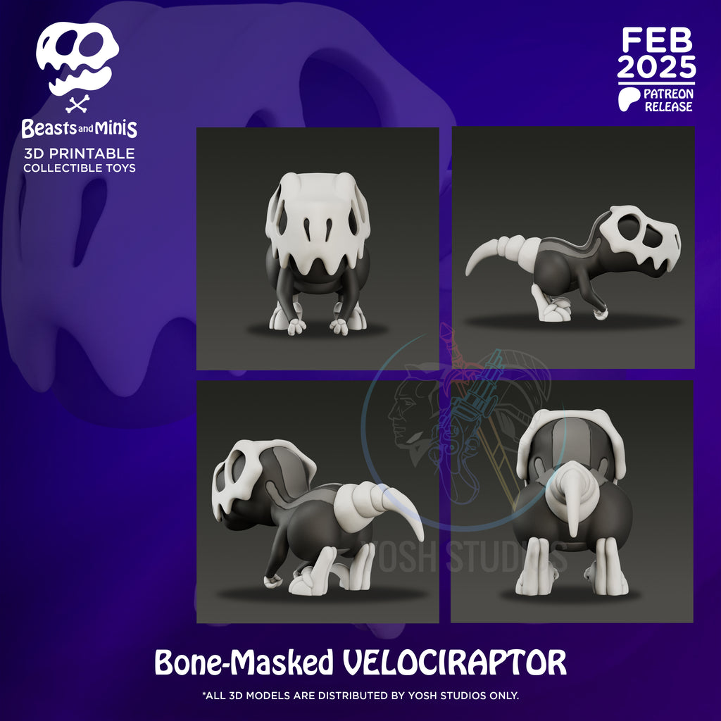 Boney Velociraptor Mini