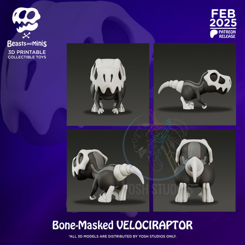 Boney Velociraptor Mini