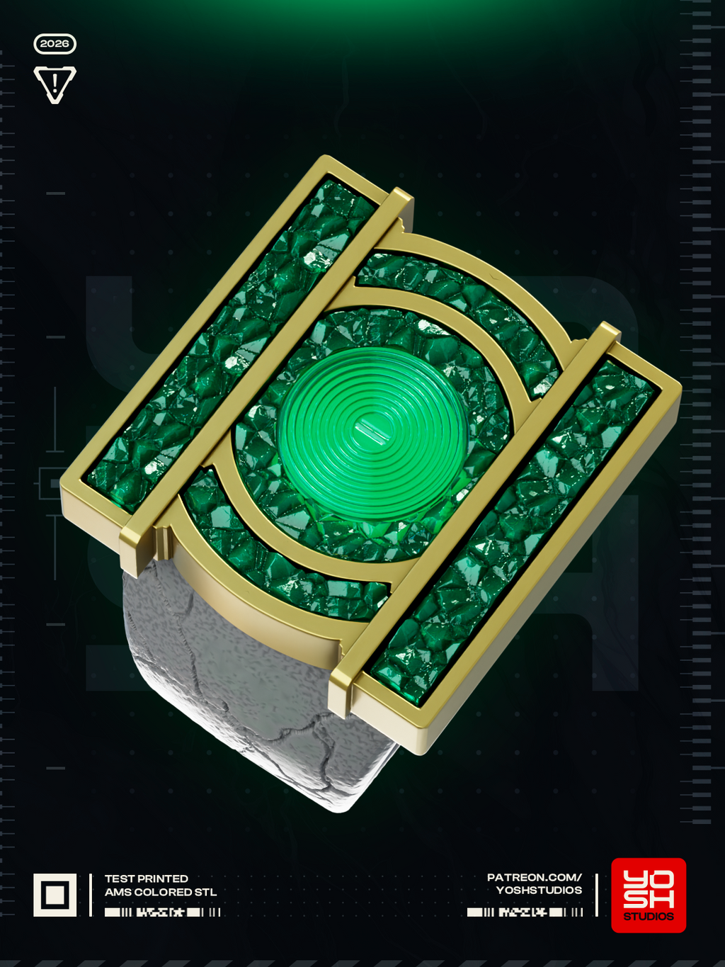 Emerald Warden Ring